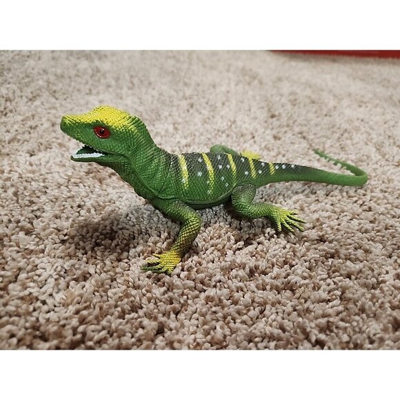 Lot Of 2 Plastic Lizard FIGURINES - Picture 3 of 9